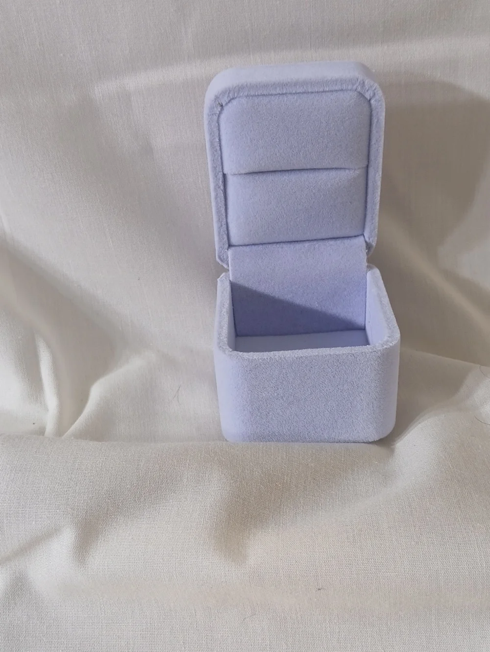 Lilac Velvet Ring Box - Women Accessories